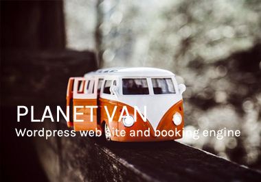 Planet Van website design