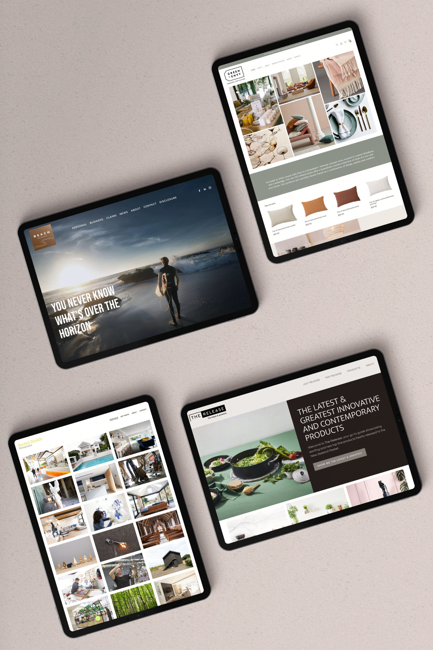 Design services + pricing Design, development and pricing